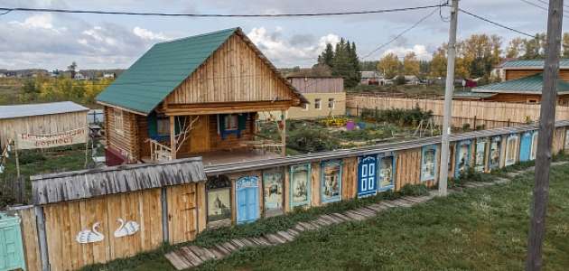 Второй музей в с. Ершово - это этнографический музей Иванушки Петровича Д.. 